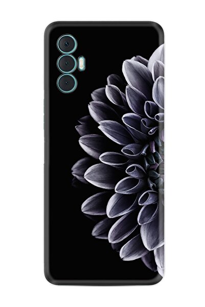 TECNO Spark 8 Pro Kılıf Silikon Desen Özel Seri Çiçekler 1639