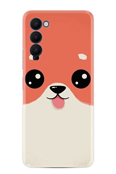 TECNO Camon 18p Kılıf Silikon Desen Özel Seri Sevimli Köpek 1731