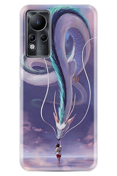 Kılıfland Infınıx Note 11 Pro Kılıf Silikon Desen Özel Seri Kız Ve Ejderha 1742
