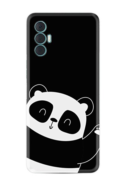 TECNO Spark 8 Pro Kılıf Silikon Desen Özel Seri Bay Bay Panda 1784