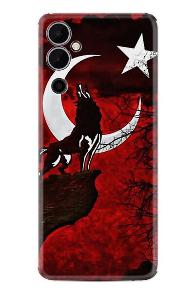 TECNO Pova 4 Kılıf Resimli Desenli Baskılı Silikon Wolf And Moon 2 1381