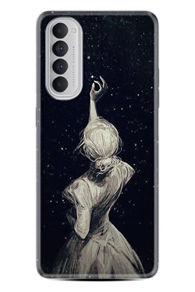 Kılıfland Oppo Reno 4 Pro Kılıf Resimli Desenli Baskılı Silikon Kılıf Star Wo...