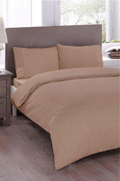 Çeyiz Diyarı Комплект завивки Super King Size Pure Lite - 230x265 Cappucino