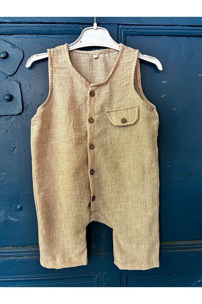 Terry Linen Baby Rompers - Comfortable and Stylish
