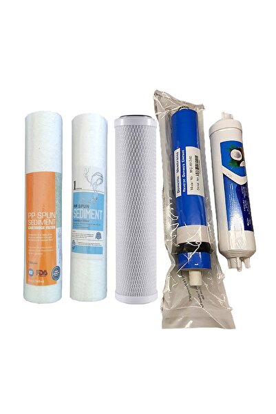 AQUA BELLA Reverse Osmosis Açık Kasa Su Arıtma Cihazı 5li Filtre Seti