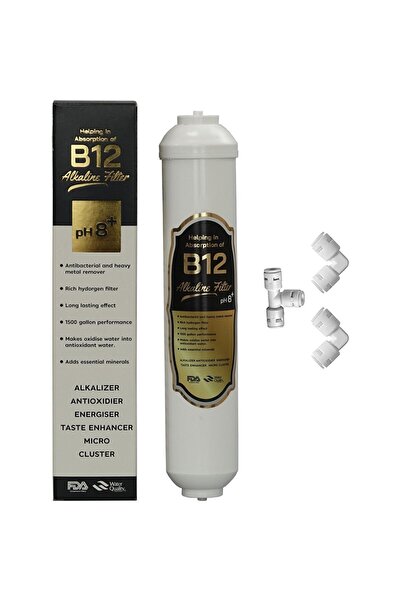 AQUA BELLA Su Arıtma Cihazı Alkali B12 Filtre Ph 8+ (Tüm Cihazlarla Uyumludur)