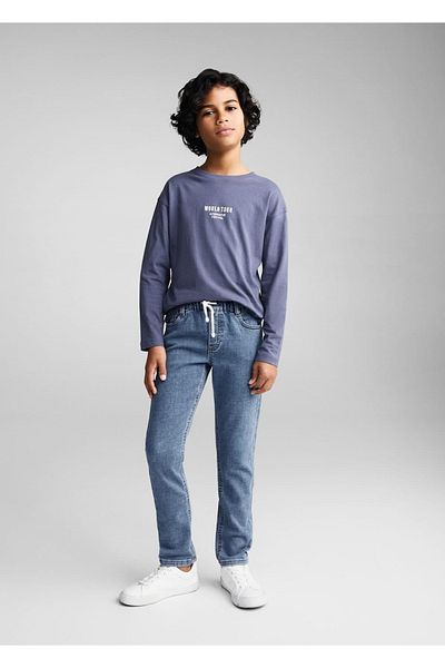 MANGO Kids Ζαν παντελόνι με κορδόνια