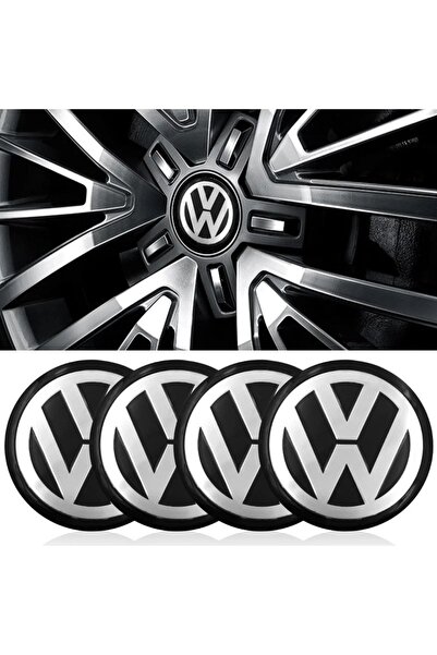 İKTUNING Volkswagen Logolu 56 Mm Jant Göbek Stıcker