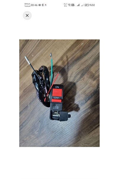 Volta Motorsiklet AÇ KAPA Düğmesi USBLi