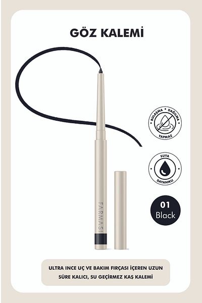 Farmasi Elevator Eye Pencil 01 Black