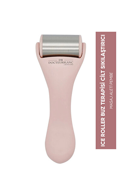 docteur blanc Ice Roller Buz Terapisi Cilt Sıkılaştırıcı Masaj Aleti Pembe