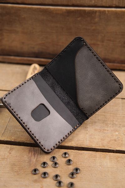 New Coast Leather 1900's Ανδρικό πορτοφόλι ρετρό - Γνήσιο δέρμα Χειροποίητο