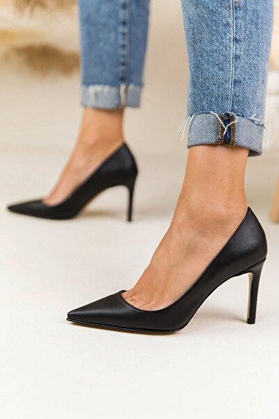 shopcolic 023 Günlük Rahat Kullanışlı Mango Mod 8 Cm Kadın Stiletto