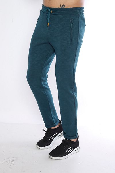 NEED LİFE Men's Slim Fit Zippered Pocket Sweatpants