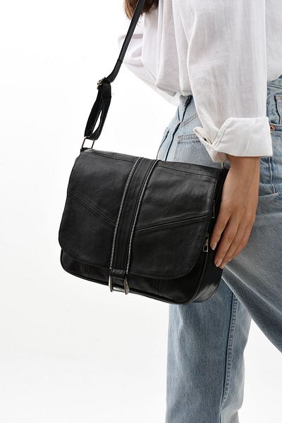 Erzeno Geantă de umăr și crossbody din piele naturală