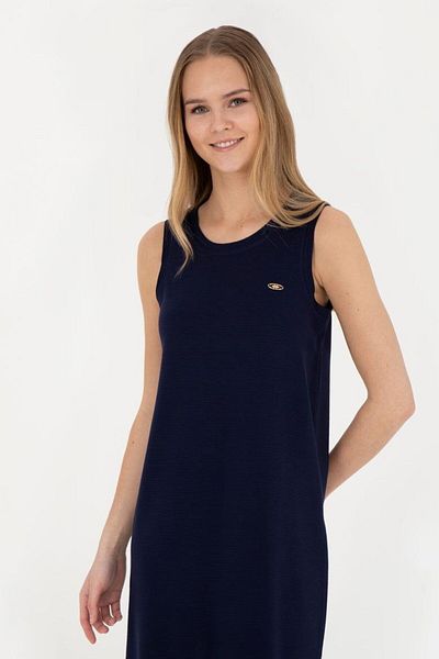U.S. Polo Assn. Rochie tricotată de damă bleumarin