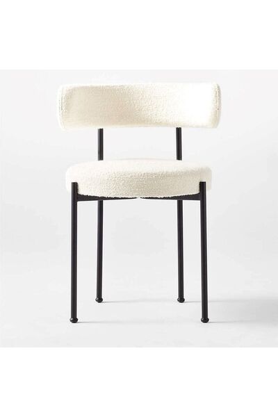 Cosargroup 2 Adet Rols Modern Yemek Masası Sandalyesi Teddy Sandalye Mutfak Sandalyesi