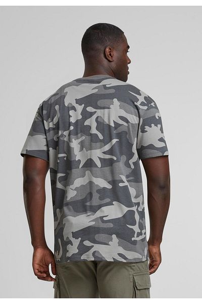 Urban Classics Übergroßes Camouflage-T-Shirt für Herren – Einfaches Design