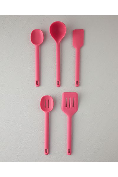 English Home Pink Silicone Serving Utensil - Mixing