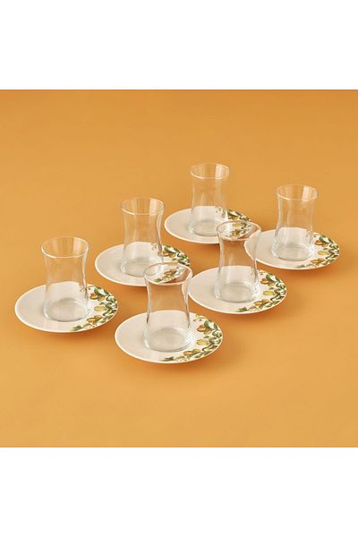 Bella Maison Green Sicilia Porcelain 6-Piece Tea Cup Set - 132 cc