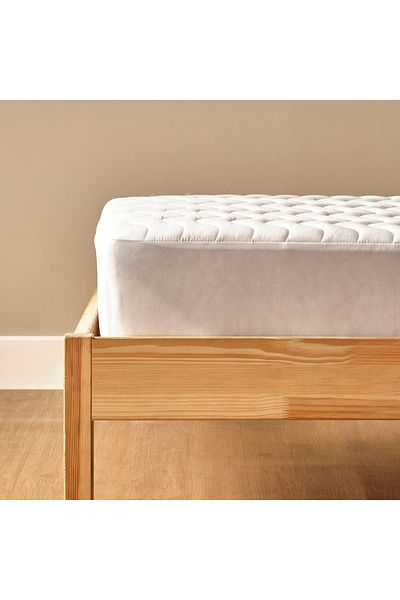 Bella Maison White Microfiber Quilted Liquid Proof Bed Mattresses - 100X200 cm