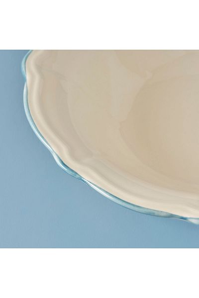 Bella Maison Blue Mabel Stoneware Salad Bowl - 25 cm