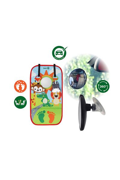 Been Baby Rearview Mirror + Car Seat Toy