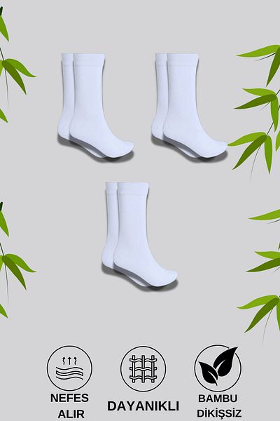 stellare Men's Bamboo Socket - Set of 3 Long Summer Socks