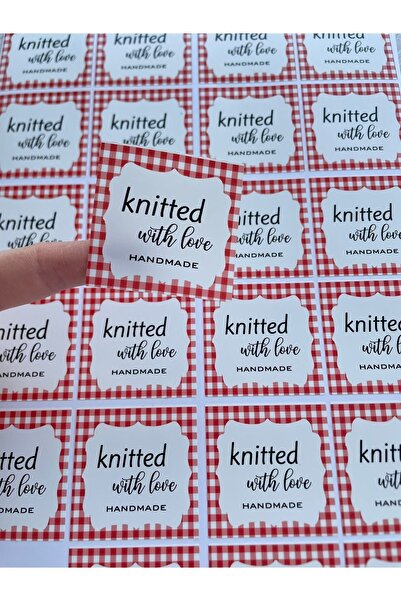 eylülün etiket fabrikası Autocolant opac cu tematică tricotat cu dragoste - A...