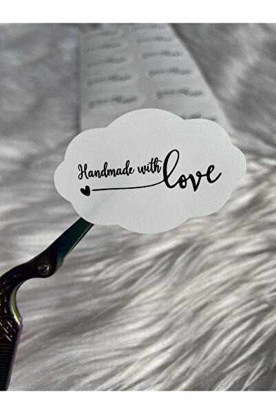 eylülün etiket fabrikası Autocolant opac tăiat cu nor de dragoste realizat manual - 50 de bucăți