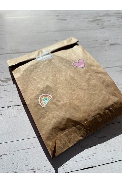 eylülün etiket fabrikası Windowless Kraft Package-Paper Bag 15-33 Cm. Sizes - 10 Pieces