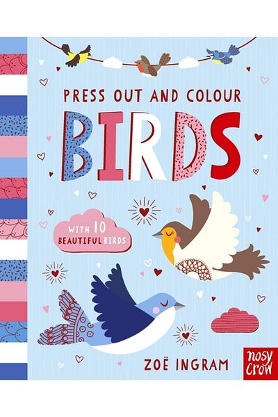 Nosy Crow اضغط للخارج واللون: الطيور