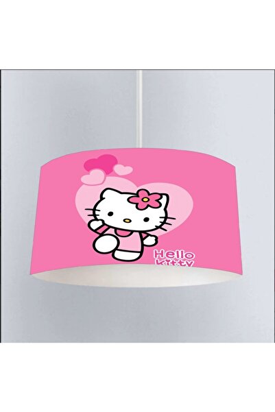 EVSEHOMES Pembe Hello Kıty Çocuk Avizesi