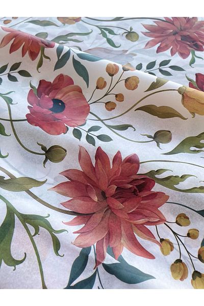 eylülün etiket fabrikası Weasel Patterned Plush Paper / Gift Wrapping Paper 50-70 cm. - 10 units