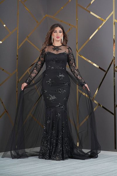 Matik Abiyem Φόρεμα με σχέδιο δαντέλας με στάμπα Glitter Flock