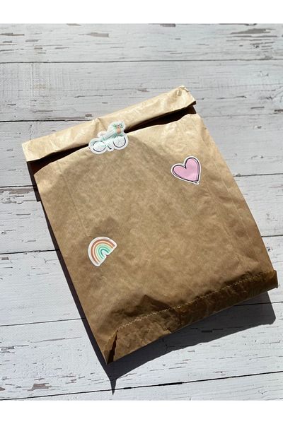 eylülün etiket fabrikası Windowless Kraft Package-Paper Bag 15-33 Cm. Sizes - 10 Pieces