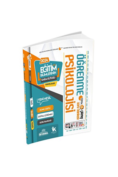 Karakutu Yayınları Eğitim Bilimlerinin Kara Kutusu Öğrenme Psikolojisi Konu Ö...