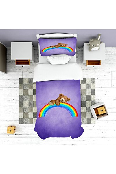 EVSEHOMES Cloud and Unicorn Digital Print Bedspread Pillowcase