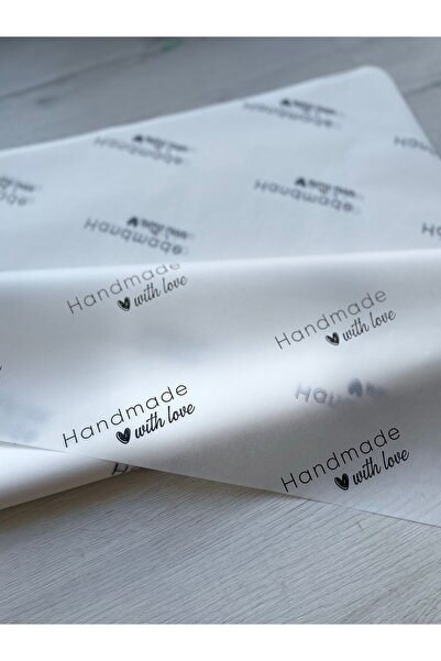 eylülün etiket fabrikası Hârtie Pelur imprimată cu tematică Handmade With Lov...