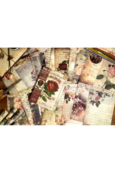 SF SCRAPBOOK KIRTASİYE 40 Sayfa Scrapbook Journal Dekupaj Kitabı