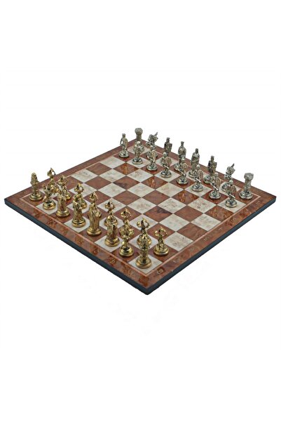 Gift Home Gifthome Metal Satranç Takımı/seti;orta,osmanlı&bizans,parlak Taş, ...