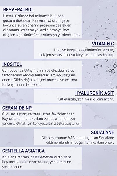Herbaderm Yaşlanma Karşıtı Cilt Serumu Advanced Night Repair Onarıcı Gece Serumu
