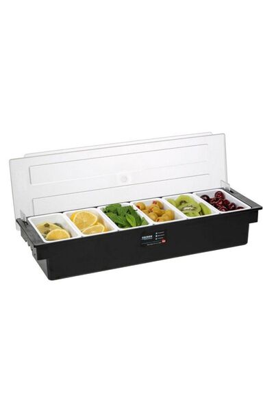 Corona Professional 6 Bölmeli Bar Servis Pc Gastronom Endüstriyel Servis Sunum Standı Bo294