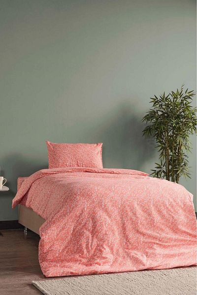 Miabella Home Set de lenjerie de pat modern pentru o singură persoană - textura moale, ergonomic, cearșaf de pat, pernă inclusă