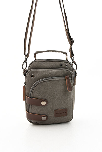 Fiyaka Eba-8681 Сумка на ремінці з канвасу - сумка через плече та поштова сумка, сіра