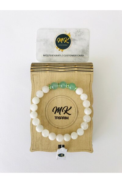 MK tasarım تصميم MK - سوار Real Aytasi 100% الأصلي من حجر أفنتورين MKT 1200004