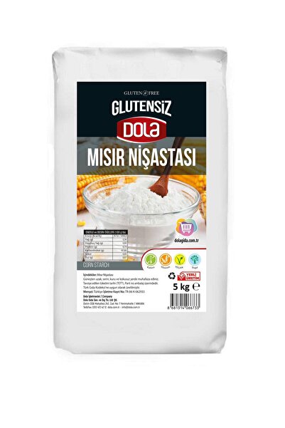 Dola 3'lü Glutensiz Un Seti Mısır Unu, Mısır Nişastası Ve Mısır Irmiği 1 Kg X 3 Adet
