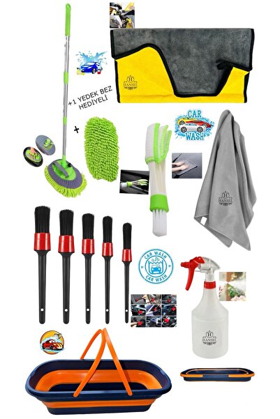 Hansel 11’li Efsane Set Araba Yıkama Bakım Seti Fırsat Full Oto Bakım Temizlik Seti.