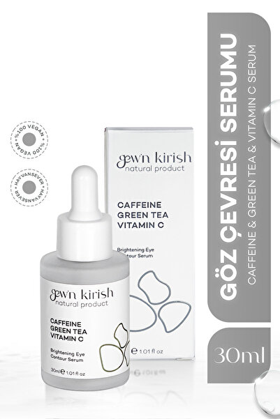 Gewn Kirish Caffeine Green Tea Vitamin C Göz Çevresi Serumu 30ml