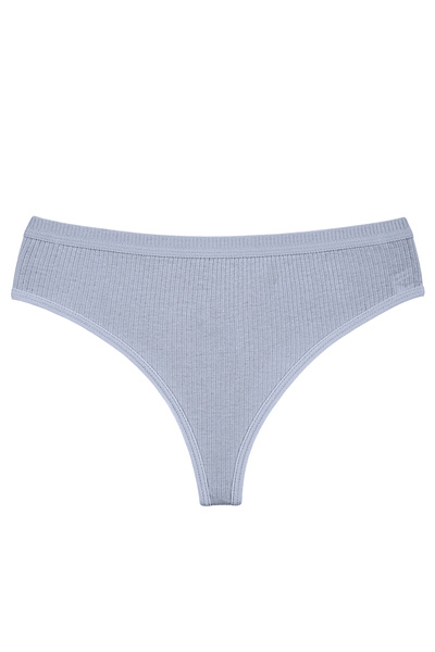 Humaone Συσκευασία 4 100% ριμπ Lycra Special Thong εσώρουχα μέσης
